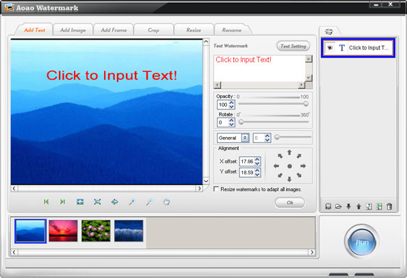 Add text