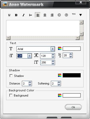 Text setting