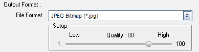 JPG setting