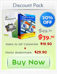 Buy Video to GIF Converter + Photo Watermark Pack