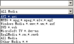 choose avi format for loading