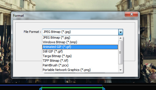 Output image format